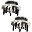 Front, Driver and Passenger Side Wheel Hub, 5 Lugs, With Bearing, 4.6L, 8Cyl