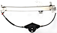Front, Driver and Passenger Side Power Window Regulator, Without Motor
