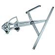 Front, Driver and Passenger Side Power Window Regulator, Without Motor
