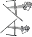 Front and Rear, Driver and Passenger Side Power Window Regulator, Without Motor