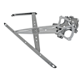 Front And Rear, Passenger Side Power Window Regulator, Without Motor