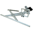 Front, Driver and Passenger Side Power Window Regulator, With Motor