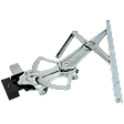 Front, Driver and Passenger Side Power Window Regulator, With Motor