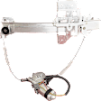 1995-1997 Lincoln Town Car - Rear, Driver and Passenger Side Power Window Regulator, With Motor