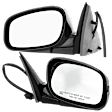 Driver and Passenger Side Mirrors, Power Adjust, Manual Folding, Heated, Paintable, No Signal Light, No Memory, No Puddle Light, No Auto-Dimming, No Blind Spot Feature