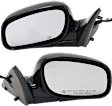 Driver and Passenger Side Mirrors, Power Adjust, Manual Folding, Heated, Paintable, No Signal Light, With memory, No Puddle Light, No Auto-Dimming, No Blind Spot Feature