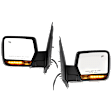 Driver and Passenger Side Mirrors, Non-Towing, Power Adjust, Power Folding, Heated, Paintable, In-housing Signal Light, With memory, With Puddle Light, No Auto-Dimming, No Blind Spot Feature