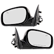 Driver and Passenger Side Mirrors, Power Adjust, Manual Folding, Heated, Paintable, No Signal Light, No Memory, No Puddle Light, No Auto-Dimming, No Blind Spot Feature