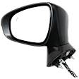 Driver and Passenger Side Mirror, Power Adjust, Heated, Power Folding, Paintable, In-housing Signal Light, With Memory, With Puddle Light, No Auto-Dim, With Blind Spot Detection in Glass