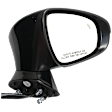 Driver and Passenger Side Mirror, Power Adjust, Heated, Power Folding, Paintable, In-housing Signal Light, With Memory, With Puddle Light, No Auto-Dim, With Blind Spot Detection in Glass