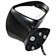 Driver and Passenger Side Mirror, Power Adjust, Heated, Power Folding, Paintable, In-housing Signal Light, With Memory, With Puddle Light, No Auto-Dim, With Blind Spot Detection in Glass