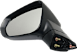 Driver and Passenger Side Mirrors, Power, Manual Folding, Heated, Paintable, In-housing Signal Light, No Memory, No Puddle Light, No Auto-Dimming, No Blind Spot Feature