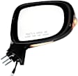 2009-2013 Lexus IS250 - Driver and Passenger Side Mirror, Power Adjust, Heated, Manual Folding, Paintable, In-housing Signal Light, No Memory, With Puddle Light, No Auto-Dim, No Blind Spot Feature