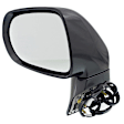 Driver and Passenger Side Mirrors, Power Adjust, Manual Folding, Heated, Paintable, In-housing Signal Light, With memory, With Puddle Light, No Auto-Dimming, No Blind Spot Feature