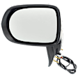 Driver and Passenger Side Non-Towing Mirrors, Power Adjust, Manual Folding, Heated, Paintable, In-housing Signal Light, With memory, With Puddle Light, No Auto-Dimming, No Blind Spot Feature