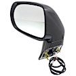 Driver and Passenger Side Non-Towing Mirrors, Power Adjust, Manual Folding, Heated, Paintable, In-housing Signal Light, With memory, With Puddle Light, No Auto-Dimming, No Blind Spot Feature