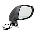 Driver and Passenger Side Non-Towing Mirrors, Power Adjust, Manual Folding, Heated, Paintable, In-housing Signal Light, With memory, With Puddle Light, No Auto-Dimming, No Blind Spot Feature