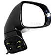 Driver and Passenger Side Mirrors, Power Adjust, Power Folding, Heated, Paintable, In-housing Signal Light, With memory, With Puddle Light, No Auto-Dimming, No Blind Spot Feature