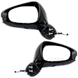 Driver and Passenger Side Mirrors, Power Adjust, Manual Folding, Heated, Paintable, In-housing Signal Light, With memory, With Puddle Light, No Auto-Dimming, No Blind Spot Feature