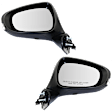 Driver and Passenger Side Mirrors, Power Adjust, Manual Folding, Heated, Paintable, In-housing Signal Light, No Memory, With Puddle Light, No Auto-Dimming, No Blind Spot Feature