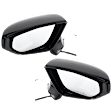 Driver and Passenger Side Mirror, Power Adjust, Heated, Manual Folding, Paintable, In-housing Signal Light, No Memory, No Puddle Light, No Auto-Dim, No Blind Spot Feature