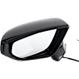 Driver and Passenger Side Mirror, Power Adjust, Heated, Manual Folding, Paintable, In-housing Signal Light, No Memory, No Puddle Light, No Auto-Dim, No Blind Spot Feature