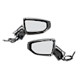 Driver and Passenger Side Mirror, Power Adjust, Heated, Power Folding, Paintable, In-housing Signal Light, With Memory, No Puddle Light, No Auto-Dim, With Blind Spot Light in Glass
