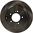Rear Brake Discs, Plain Surface, Solid, 5 Lugs, 11.89 in. Disc Diameter
