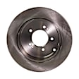 Rear Brake Discs, Plain Surface, Solid, 5 Lugs, 11.89 in. Disc Diameter