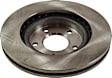 2015 Jeep Patriot - Front Brake Disc, Natural Finish, Plain Surface, Vented, 5 Lugs, 293.88 mm, 2.0L 4Cyl
