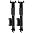 Rear, Driver and Passenger Side Shock