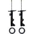 Front, Driver and Passenger Side Bare Strut