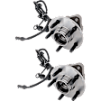Front, Driver and Passenger Side Wheel Hub, 5 Lugs, With Bearing, With Sensor, 4WD