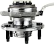Front, Driver and Passenger Side Wheel Hub, 5 Lugs, With Bearing, With Sensor, 4WD