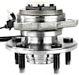 Front, Driver and Passenger Side Wheel Hub, 5 Lugs, With Bearing, With Sensor, 4WD