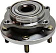 Front and Rear, Driver and Passenger Side Wheel Hub, 5 Lugs, With Bearing, FWD, 3.8L, 6Cyl