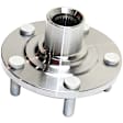 4-Wheel Set Front and Rear, Driver and Passenger Side Wheel Hubs, Front - Without Bearing; Rear - With Bearing, AWD
