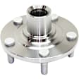 4-Wheel Set Front and Rear, Driver and Passenger Side Wheel Hubs, Front - Without Bearing; Rear - With Bearing, AWD
