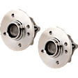 Rear, Driver and Passenger Side Wheel Hub, 4 Lugs, With Bearing, 1.6L, 4Cyl