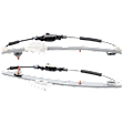 Front, Driver and Passenger Side Power Window Regulator, Without Motor