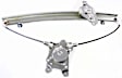 2006 Mitsubishi Lancer - Sedan Front, Driver and Passenger Side Power Window Regulator, Without Motor