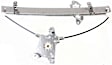 2006 Mitsubishi Lancer - Sedan Front, Driver and Passenger Side Power Window Regulator, Without Motor