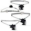2011 Mazda CX-9 - Front and Rear, Driver and Passenger Side Power Window Regulator, With Motor