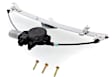 Front, Driver and Passenger Side Power Window Regulator, With Motor