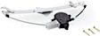 Front, Driver and Passenger Side Power Window Regulator, With Motor