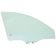Front, Driver and Passenger Side Door Glasses, Green Tint, Replaces NAGS No. FD25435 GTYN, FD25436 GTYN