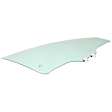 Front, Driver and Passenger Side Door Glasses, Green Tint, Replaces NAGS No. FD25435 GTYN, FD25436 GTYN