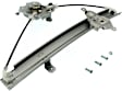 Rear, Driver and Passenger Side Window Regulators, Power, Without Motor