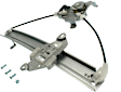 Rear, Driver and Passenger Side Window Regulators, Power, Without Motor