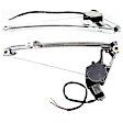 Rear, Driver and Passenger Side Window Regulators, Power, With Motor